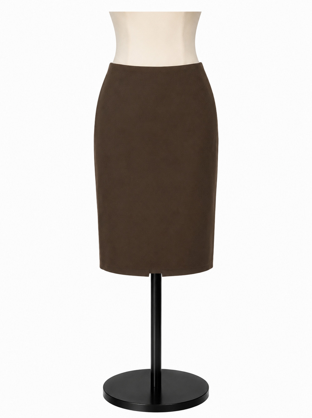 Ellen Tracy for Dillard's Brown Wool Blend Pencil Skirt Size 8